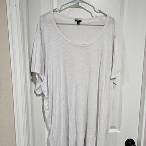 Torrid Soft White Relaxed Tee